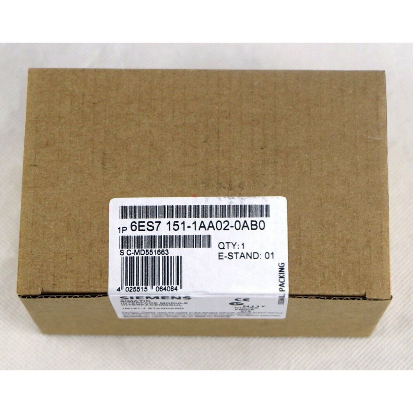 Siemens SIMATIC ET 200S 6ES7151-1AA02-0AB0 module in a box, industrial automation part, qty:1