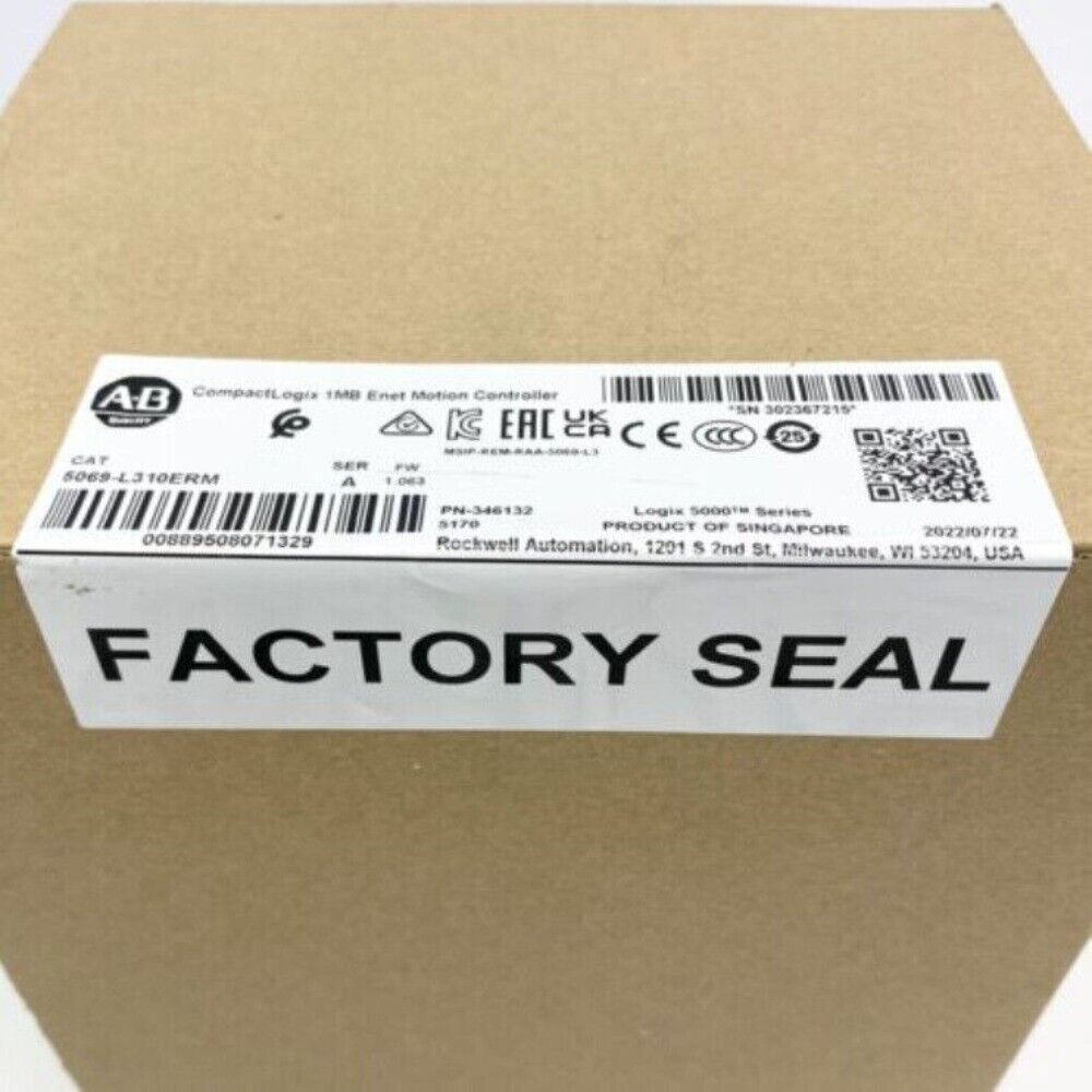 Allen-Bradley 5069-L310ERM CompactLogix PLC module, Factory Sealed, NEW IN BOX