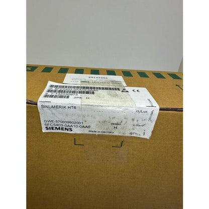 Siemens SINUMERIK HT6 industrial part packaging, 6FC5403-0AA10-0AA0, Made in Germany