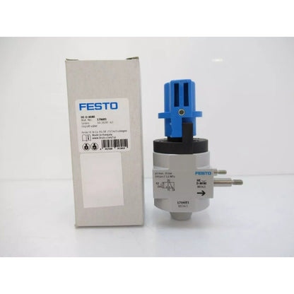Festo HE-D-MINI 170681 Shut off valve, pneumatic component with blue top