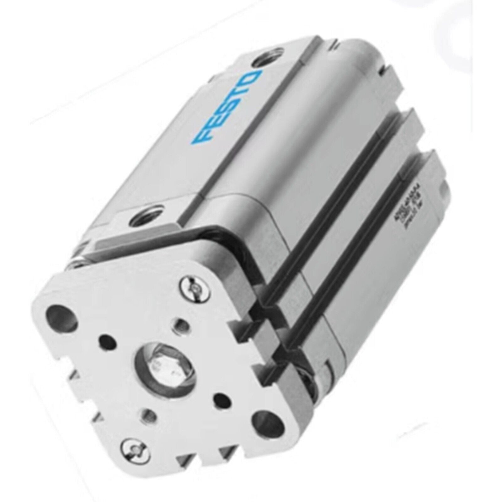 Festo ADVU-12-30-A-P-A Cylinder. Silver pneumatic cylinder, industrial automation part.