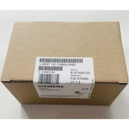 Siemens SIMATIC ET200S IM151-7 CPU module in original packaging, industrial automation part