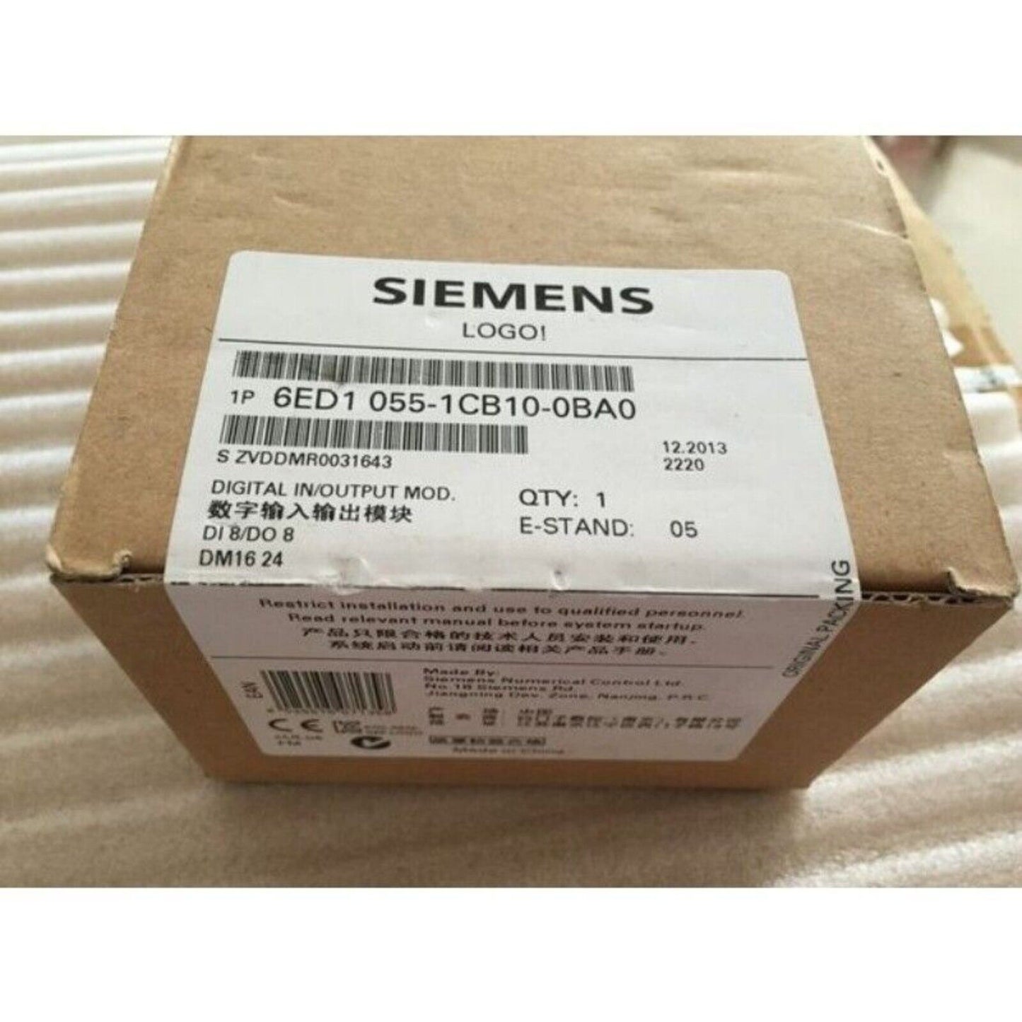 PLC | Siemens | 6ED1055-1CB10-0BA0 6ED1 055-1CB10-0BA0 LOGO DM16 24 expansion module