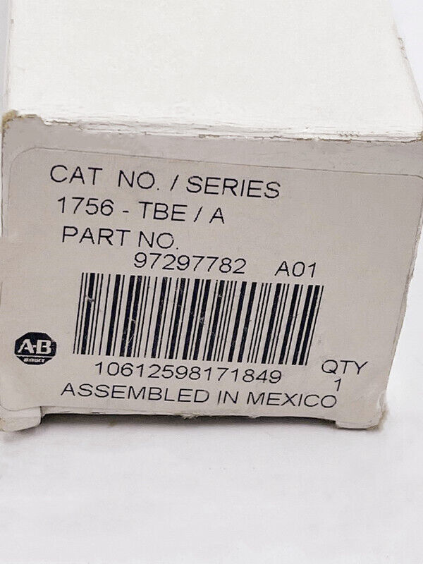 1 PC New Sealed 2022 Newest Allen-Bradley Cover AB 1756-TBE/A 1756TBE/A In Stock