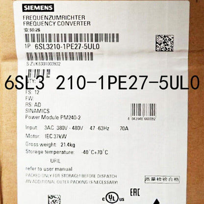 SINAMICS G120P | Siemens | 6SL3210-1PE27-5UL0 6SL3210-1PE27-5UL0 SINAMICS G120 POWER MODULE
