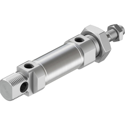 Festo DSNU-25-15-P-A ISO standard pneumatic cylinder, industrial automation component.