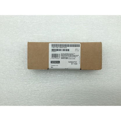 Siemens SIMATIC S7-1500 connector in its original packaging, featuring part number 6ES7 592-1BM00-0XA0