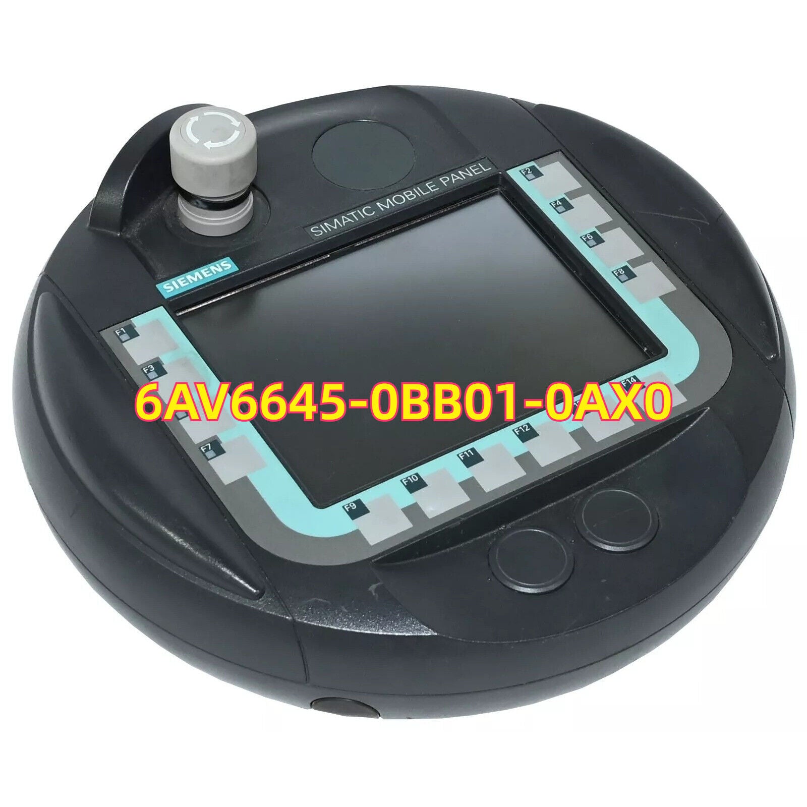 Siemens SIMATIC Mobile Panel 177 PN, model 6AV6645-0BB01-0AX0, industrial automation part.