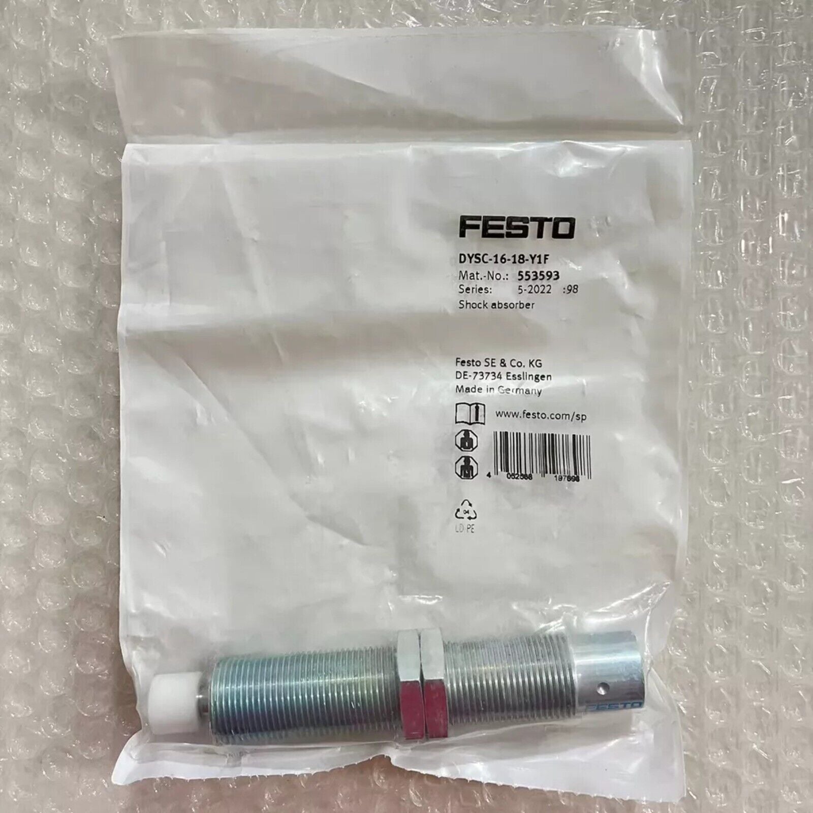 Festo DYSC-16-18-Y1F shock absorber, industrial automation part