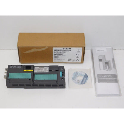 Siemens SINAMICS G120 CU240E-2 PN control unit, industrial automation, with packaging and documentation for automation.
