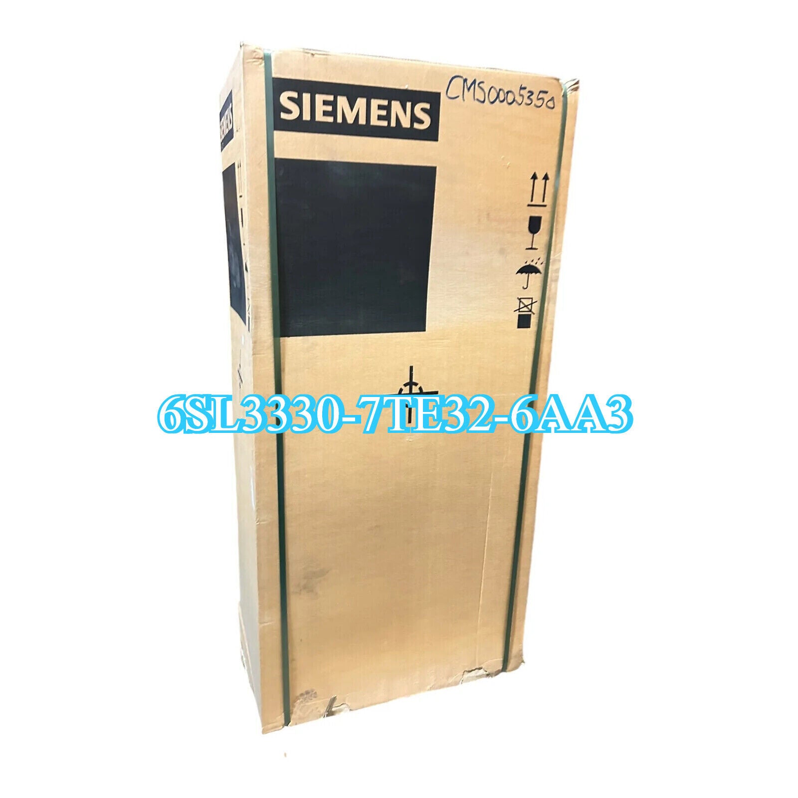 Siemens S120 Active Line Module in cardboard box, 6SL3330-7TE32-6AA3