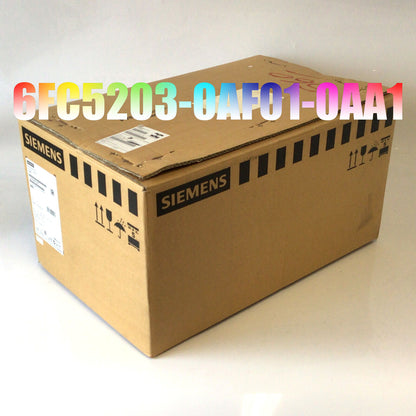 Siemens SINUMERIK 840C/840CE PLC in brown cardboard box, model 6FC5203-0AF01-0AA1