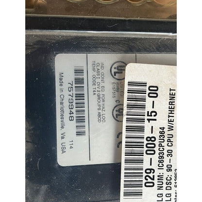 FANUC IC693CPU364 CPU Module, Made in Charlottesville, VA, industrial automation part