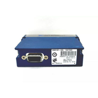 National Instruments NI-9853 C Series CAN Interface Module. Industrial automation equipment, product of Hungary.