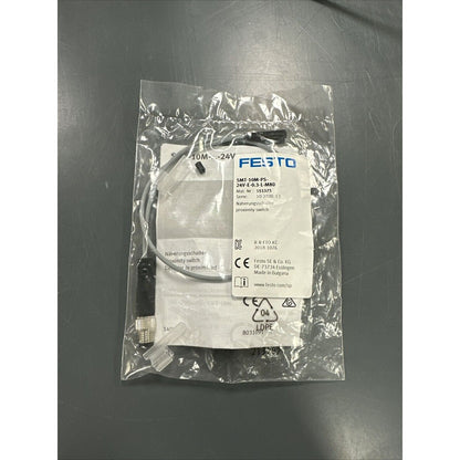 Festo SMT-10M-PS 24V proximity sensor, industrial automation part.