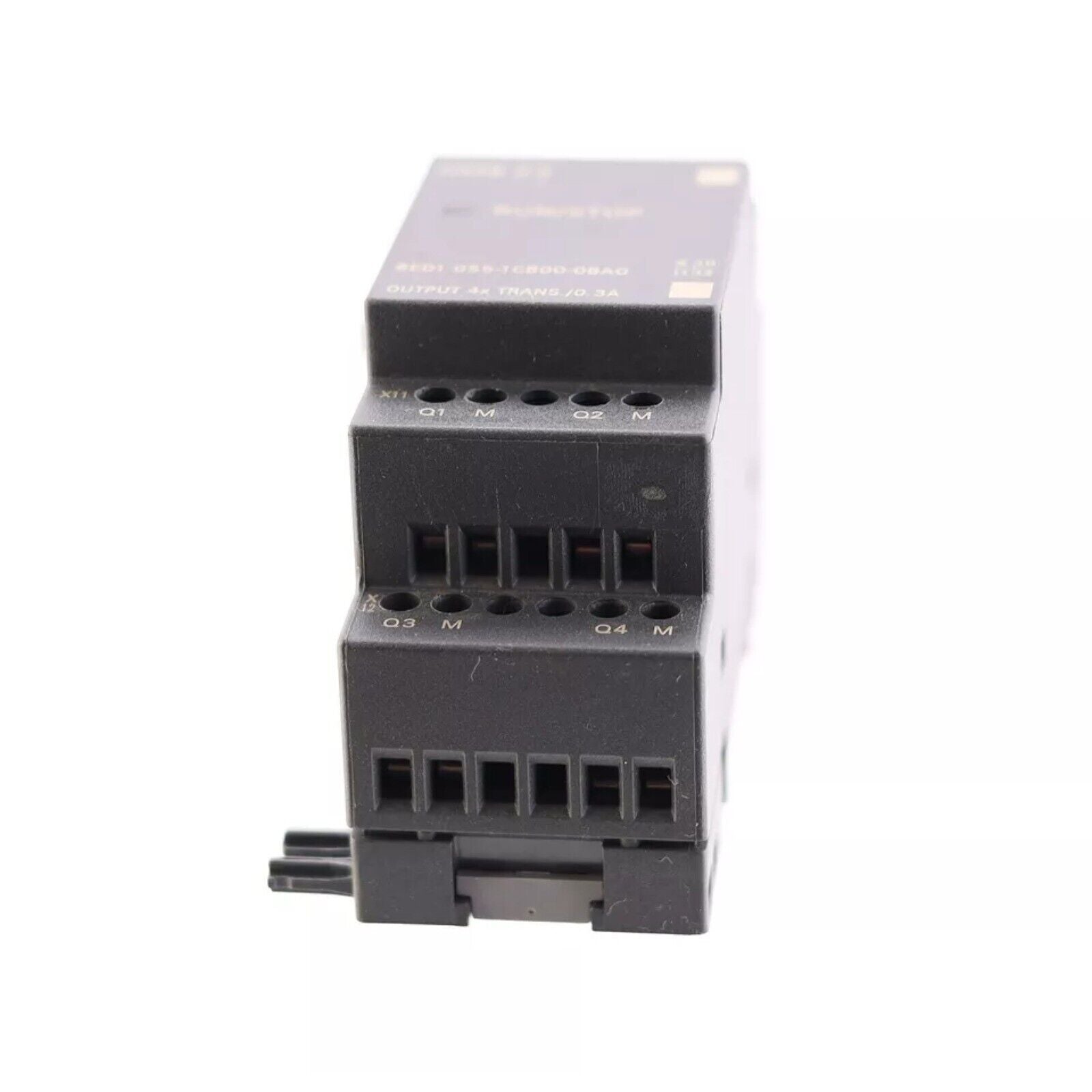 Siemens LOGO! DM8 24 expansion module, industrial automation component, black color, product code 6ED1055-1CB00-0BA0