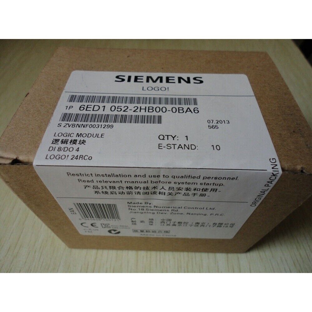 New Siemens 6ED1 052-2HB08-0BA0 6ED1052-2HB08-0BA0 LOGO! 24RCEO (AC)