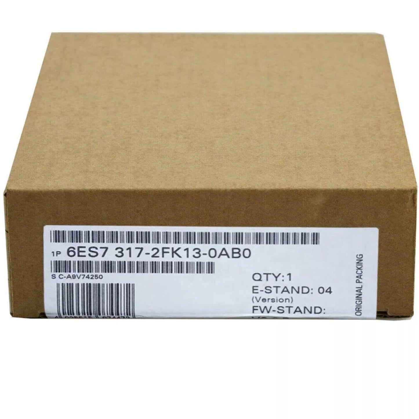 Siemens S7-300 PLC in original packaging. Model 6ES7 317-2FK13-0AB0. Industrial automation part.