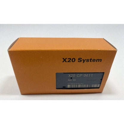 B&R X20 CP 0411 CPU controller box, new industrial automation part