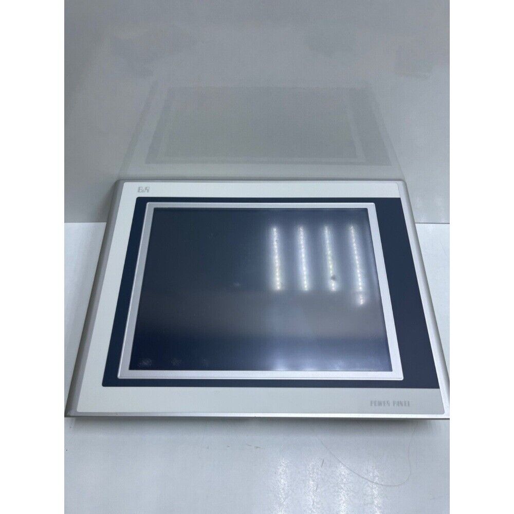 Used B&R 4PP420.1505-75 Touch Screen Panel PC, with Power Panel text, gray and black color