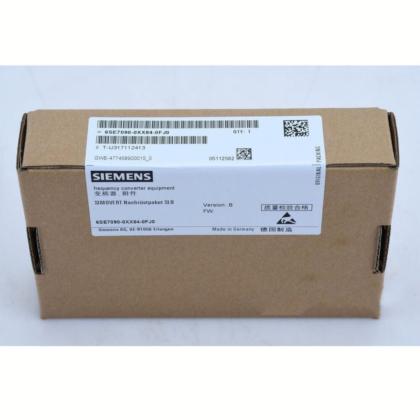 Siemens 6SE7090-0XX84-0FJ0 frequency converter in box, industrial automation part, Made in Germany