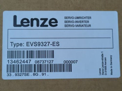 EVS9327-ES 1 brand new LENZE SERVO frequency converter EVS9327-ES