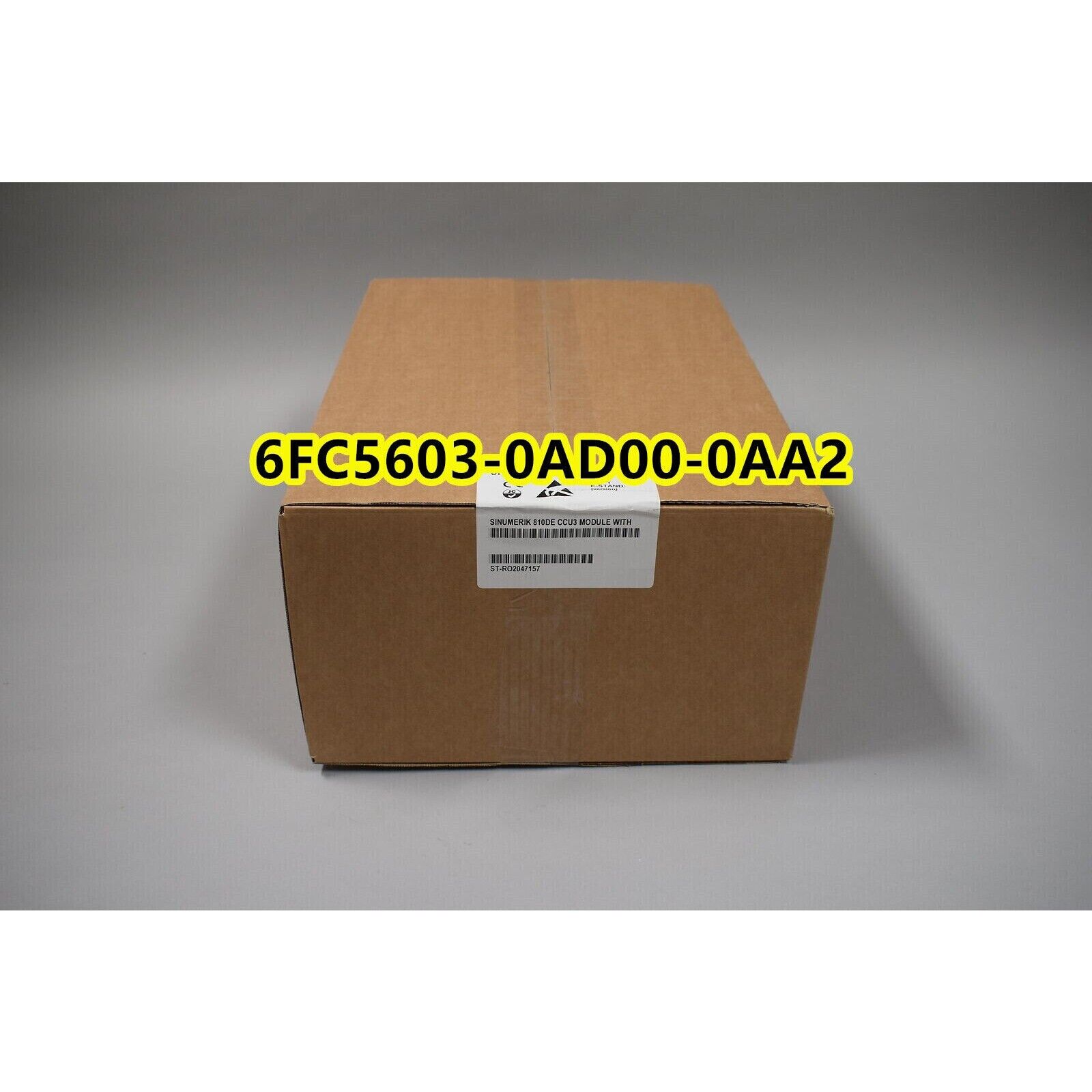 Siemens SINUMERIK 6FC5603-0AD00-0AA2 CCU3 Module in brown cardboard box, PLC module