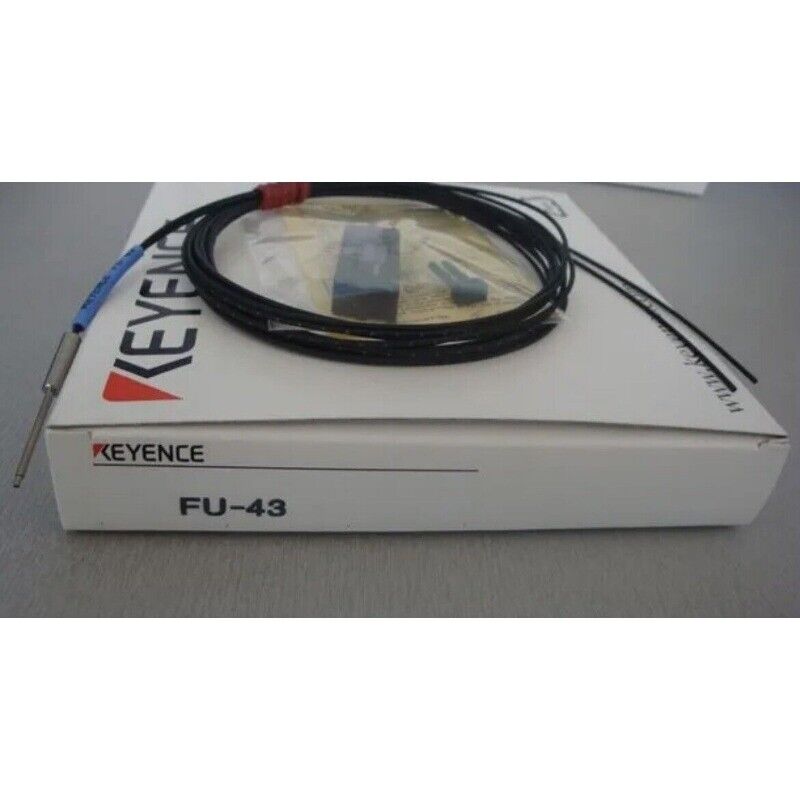 Keyence FU-43 Fiber Optic Sensor Reflective. New Industrial Automation Part.