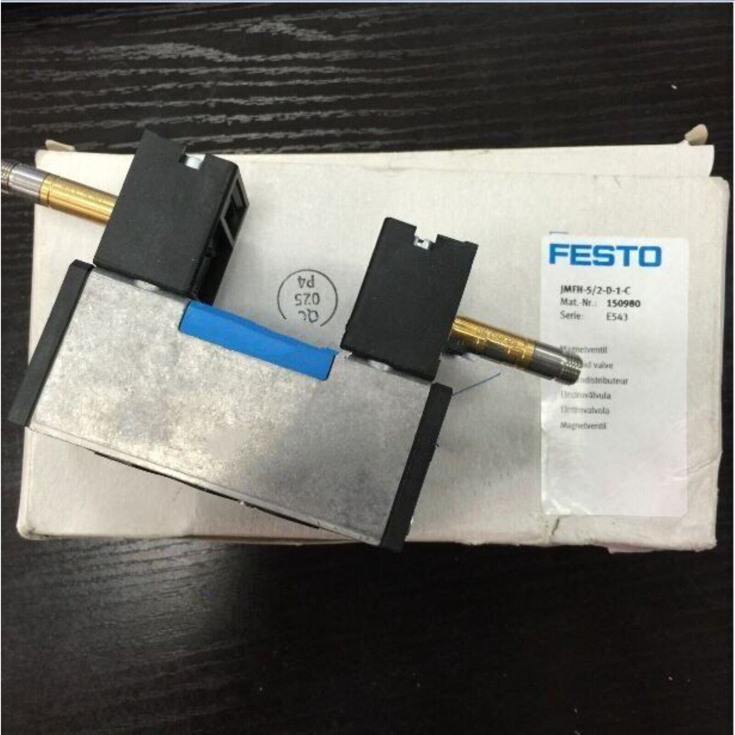 Festo JMFH-5/2-D-1-C Solenoid Valve, pneumatic automation component. Featuring product details and part number.