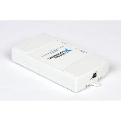 National Instruments USB-6211 data acquisition device, white enclosure with USB port, for industrial automation.