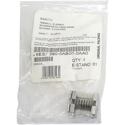 SIMATIC S7 Shield Terminal 6ES7 390-5AB00-0AA0, Original Packaging, PLC Component