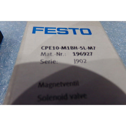 Festo CPE10-M1BH-5L-M7 Solenoid Valve box, industrial automation part 196927, pneumatic component