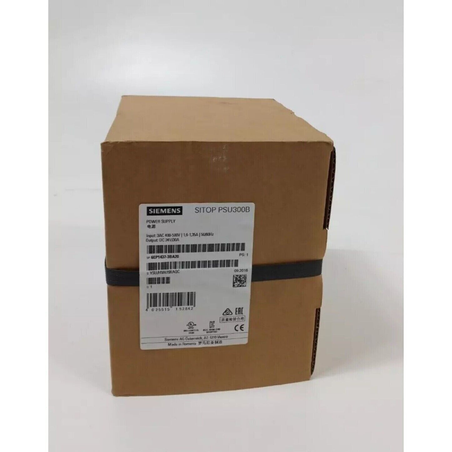 Siemens SITOP PSU300B 30A power supply 6EP1437-3BA20, industrial automation part in box