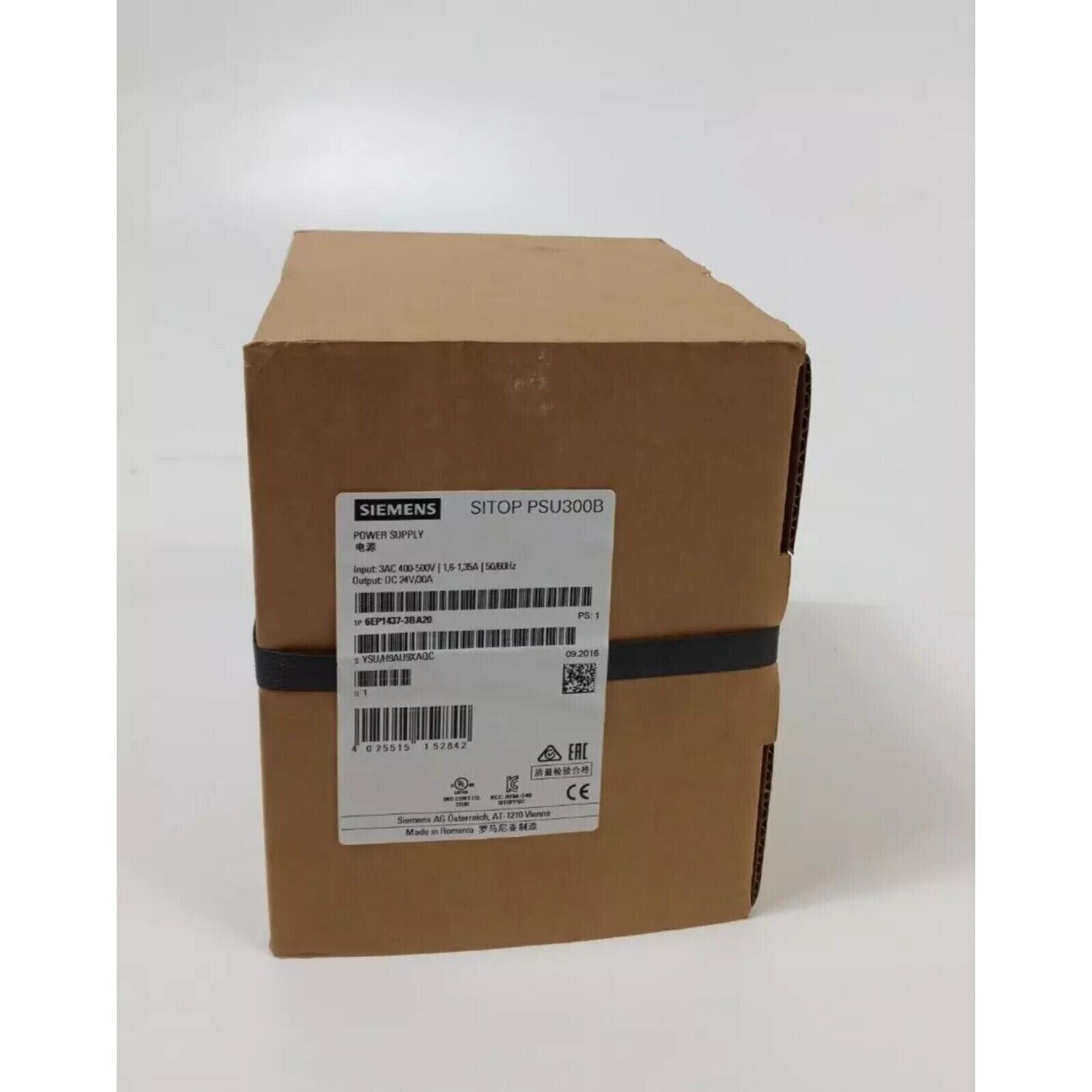 Siemens SITOP PSU300B 30A power supply 6EP1437-3BA20, industrial automation part in box