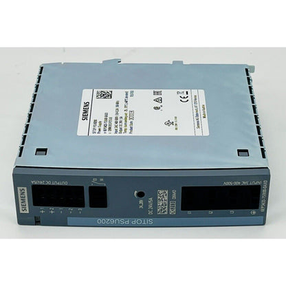 Siemens SITOP PSU6200 Power Supply, 6EP3433-7SB00-0AX0, industrial automation component, DC 24V/5A output, Made in Austria.
