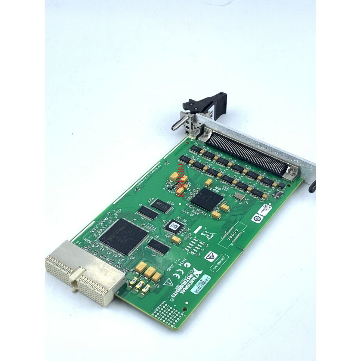 National Instruments PXI-6509 Digital I/O Module with green circuit board, industrial automation part.