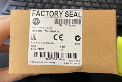 1 PCS New Factory Sealed 1794-TBNF SERA Flex Terminal Base 1794TBNF