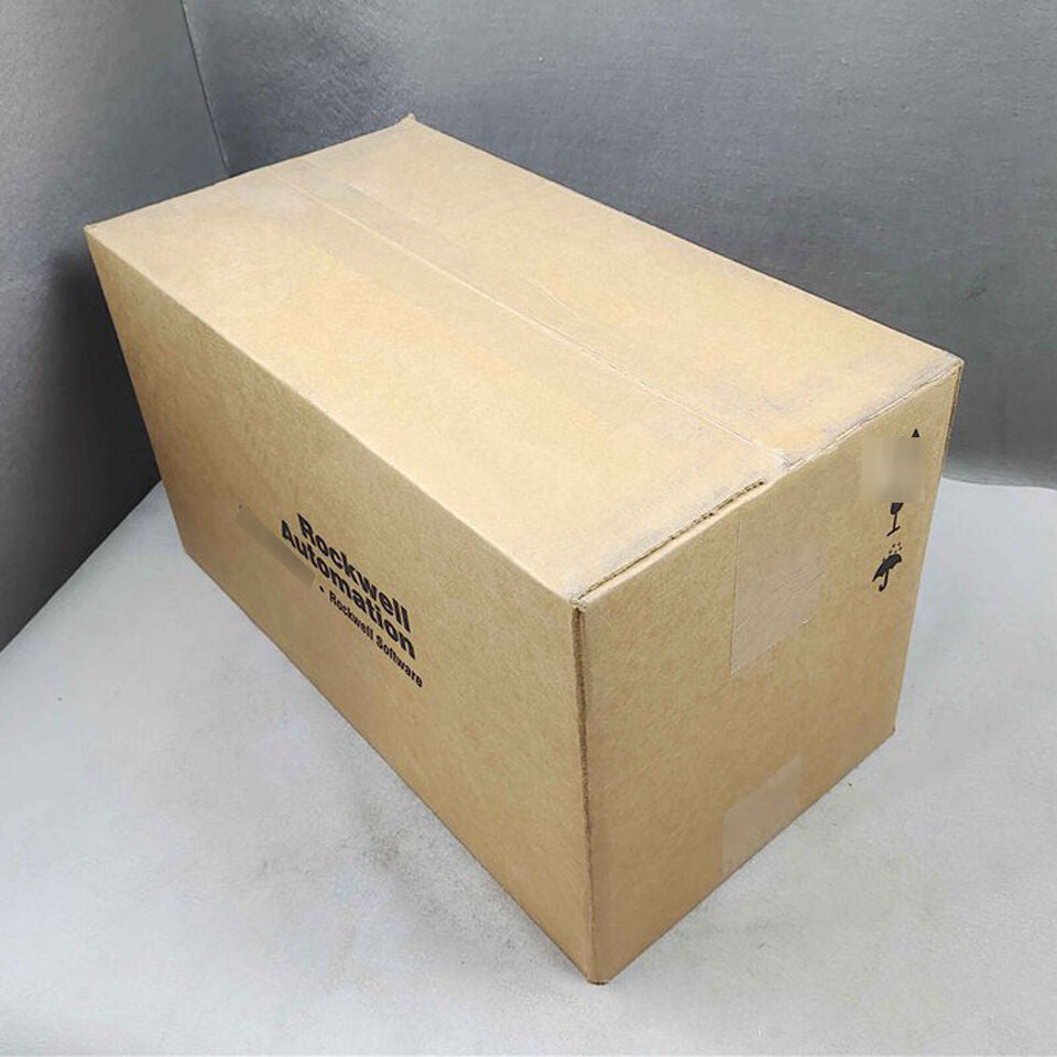 Allen-Bradley PowerFlex 70 AC Drive in a cardboard box, industrial automation part.