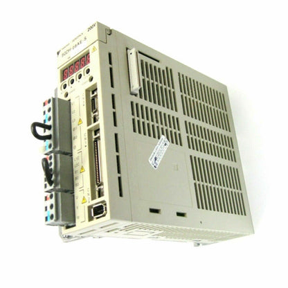 YASKAWA SGDH-08AE-S servo drive, beige and silver color, digital display, new industrial automation part.