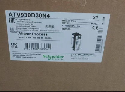 Schneider Electric ATV930D30N4 Altivar Process AC Speed Drive, 30kW-40HP, 380-480V