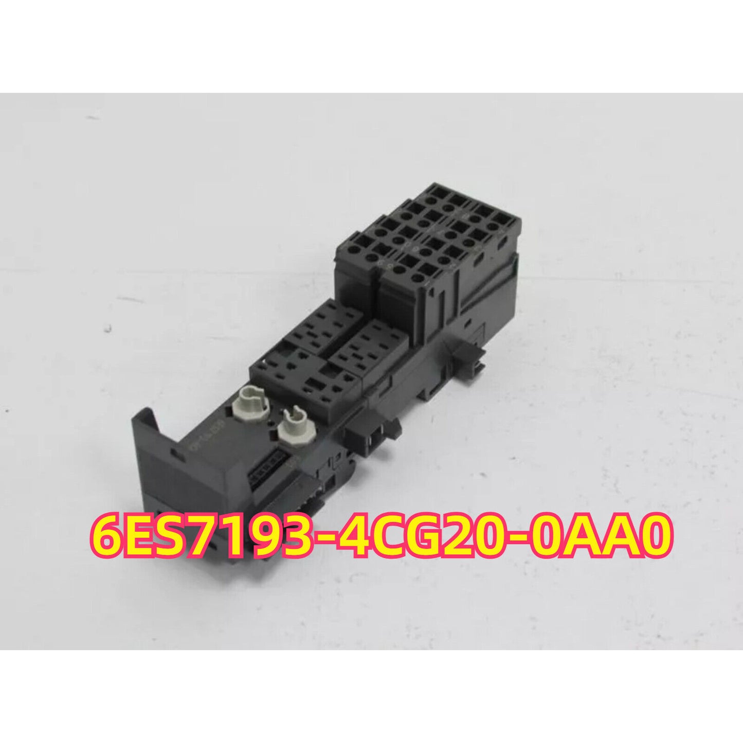 Siemens SIMATIC DP 1 Terminal Module 6ES7193-4CG20-0AA0, black PLC component.