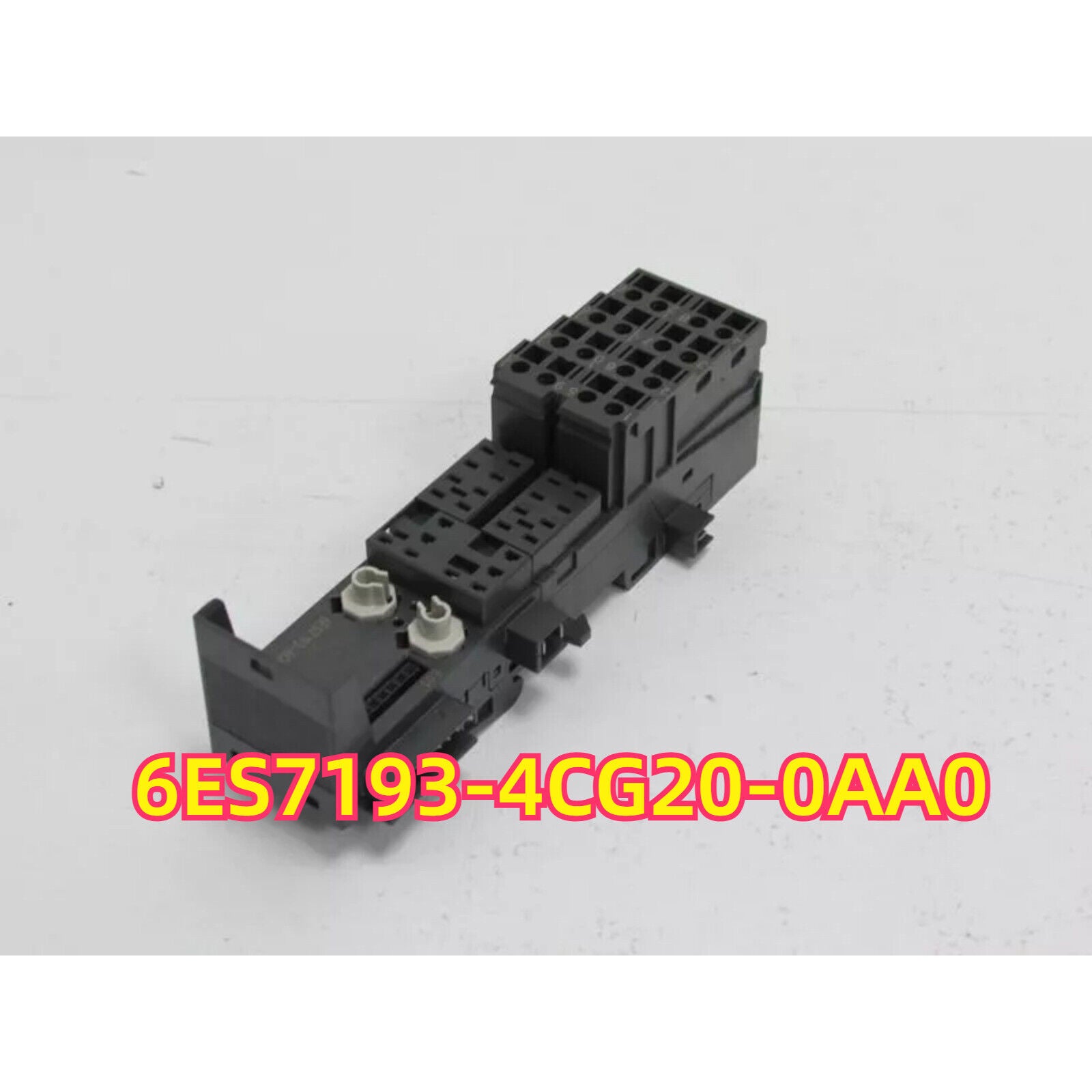 Siemens SIMATIC DP 1 Terminal Module 6ES7193-4CG20-0AA0, black PLC component.