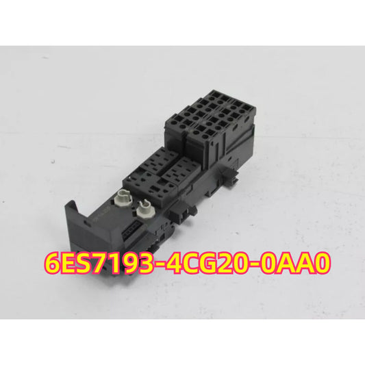 Siemens SIMATIC DP 1 Terminal Module 6ES7193-4CG20-0AA0, black PLC component.