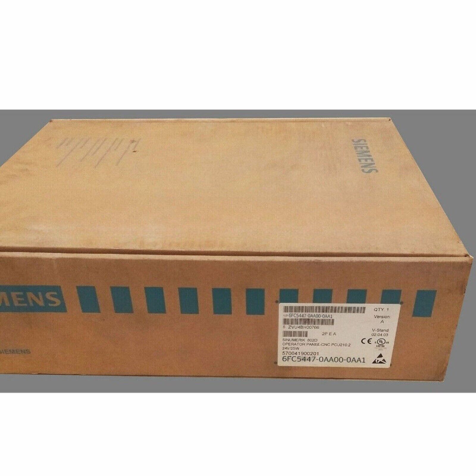 Siemens SINUMERIK 802D CCU box, part number 6FC5447-0AA00-0AA1, industrial automation equipment, new product