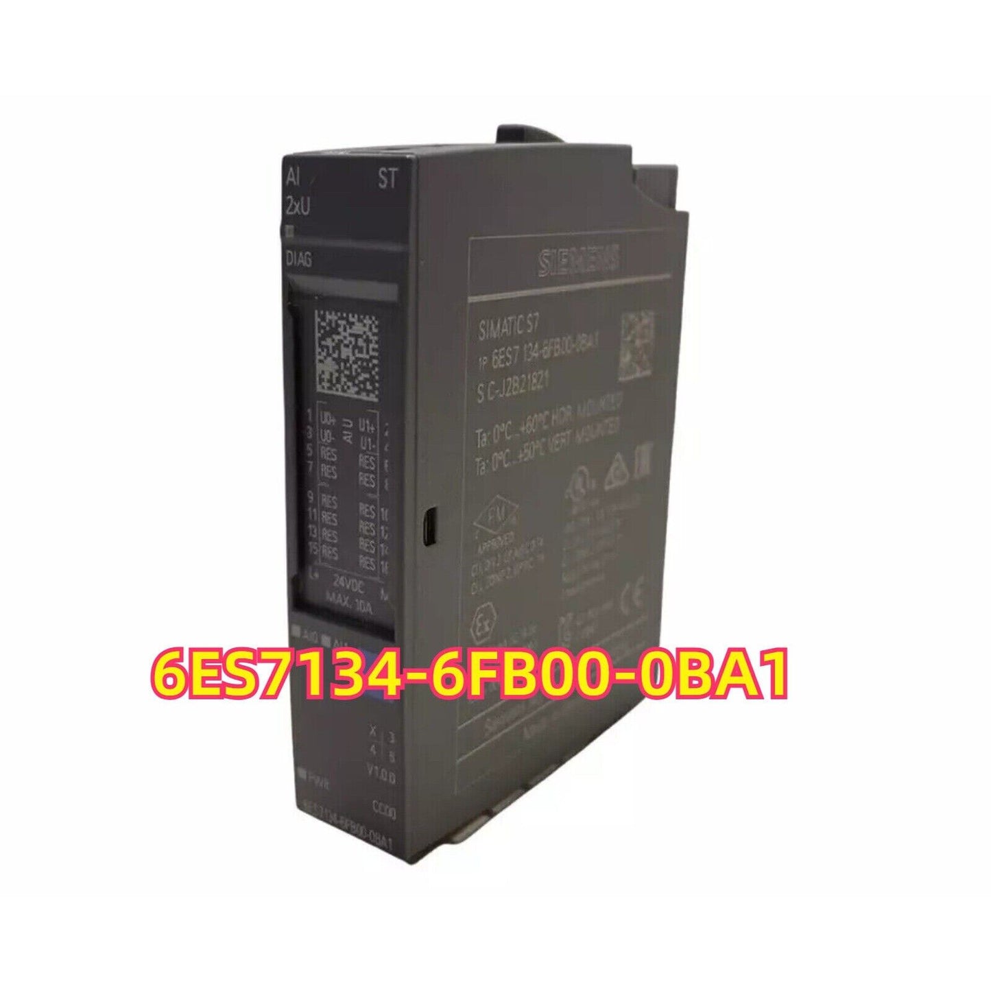 Siemens SIMATIC S7 6ES7134-6FB00-0BA1 Analog Input Module, industrial automation equipment