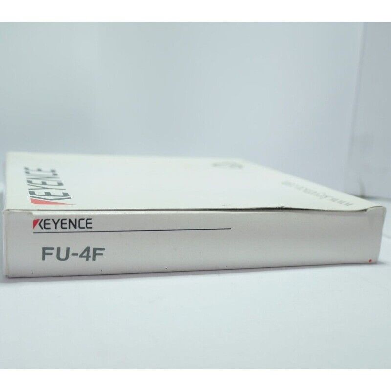 Keyence FU-4F fiber optic sensor in box. New Keyence sensor for industrial automation.