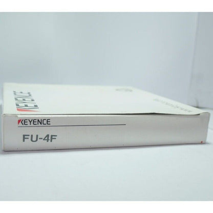 Keyence FU-4F fiber optic sensor in box. New Keyence sensor for industrial automation.