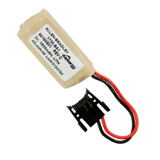 Allen-Bradley 1756-BA1 3V 1800mAh Lithium Battery for ControlLogix PLC