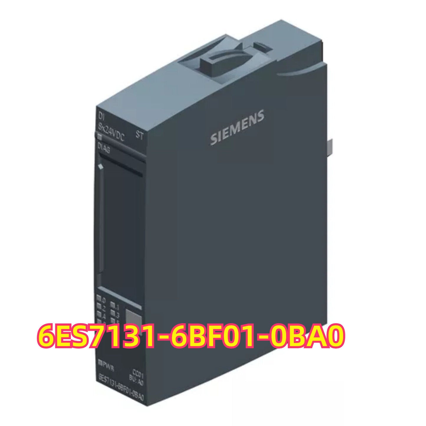 Siemens SIMATIC S7-1200 Digital Input Module 6ES7131-6BF01-0BA0, gray module with text.