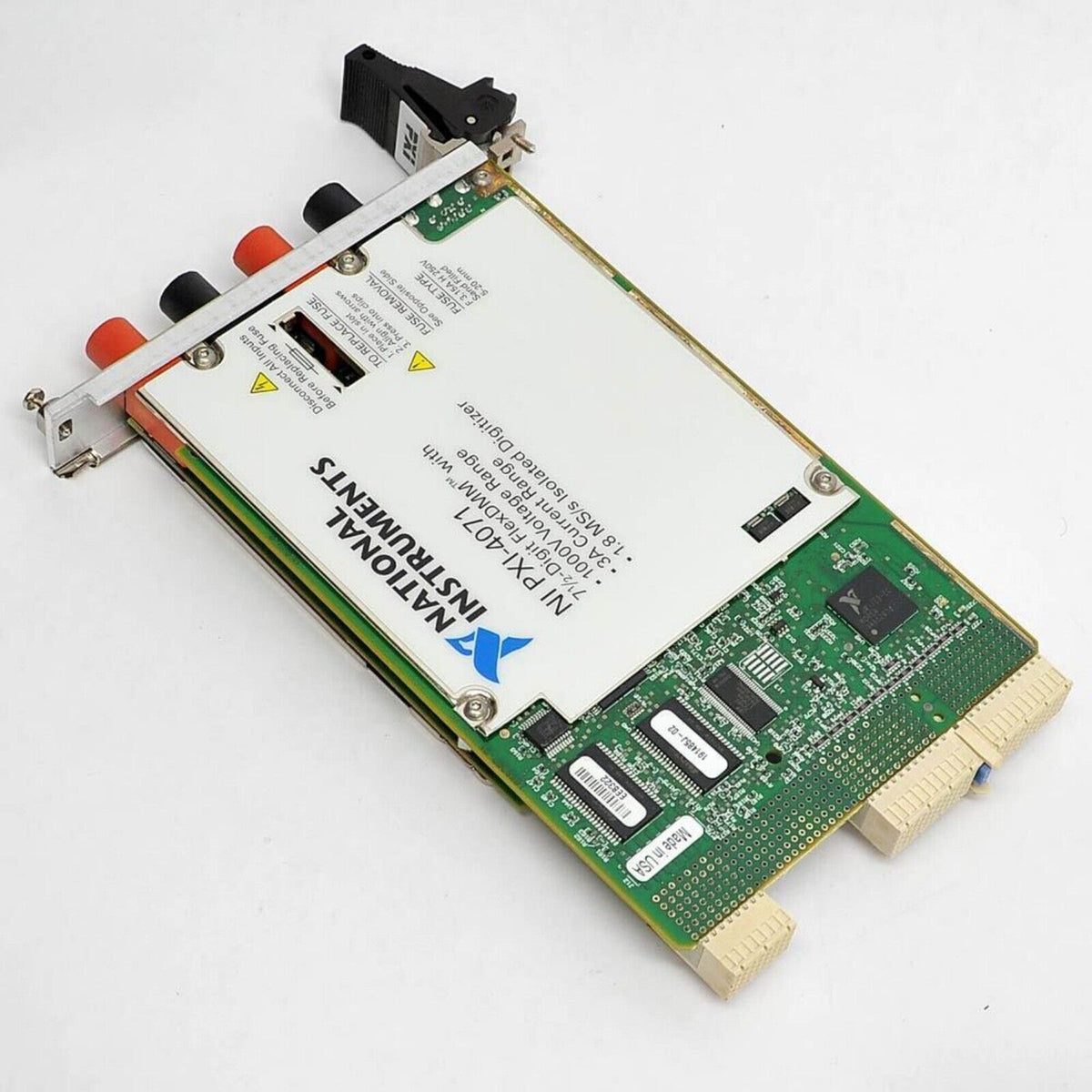 National Instruments PXI-4071 digital multimeter with 1000V range, 7 1/2-Digit FlexDMM. Includes digitizer.
